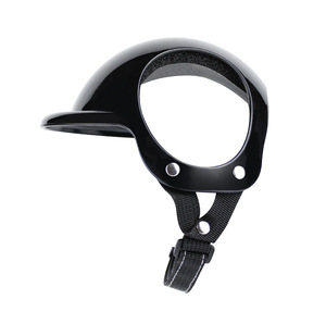 Casque de moto pour chien de compagnie en gros de haute qualité avec <span class=keywords><strong>sangle</strong></span> réglable motif solide pour multisports en plein air en été et en hiver - Product Image 5