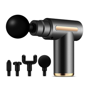 Mejor Pistola de Masaje Fascial Profesional 2025, Máquina Eléctrica de Masaje Corporal con <span class=keywords><strong>4</strong></span> Cabezales, Vibración Profunda de Tejidos, Masaje Muscular Inteligente Recargable - Product Image 1