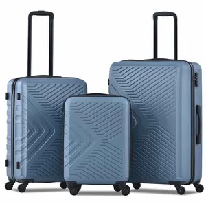 Custom new brand luggage high quality suitcase with mould produce