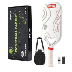 Raquette de Pickleball en nid d'abeille à formation intégrale pressée à chaud, raquette de Pickleball en fibre de carbone avec <span class=keywords><strong>gorge</strong></span> aérodynamique, approuvée par l'USAPA - Product Image 4