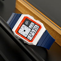 Reloj Deportivo SKMEI 2347 de Plástico para Hombre, Resistente al Agua 50M, con Cuenta Regresiva Digital, Reloj de Pulsera para Mujer, NUEVO 2024