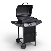 Meilleure vente Certificats CE USA ETL 2 + 1 brûleur Barbecue au gaz propane pour la maison Jardin Patio Promotion Barbecue en acier inoxydable