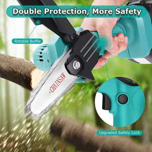 Electric DIY <b>Gardening</b> <b>Tools</b> <b>Set</b> High Industrial Cordless Pruning Shears Chainsaw Telescopic Pole Battery Powered 21V 3-Year - Product Image 4
