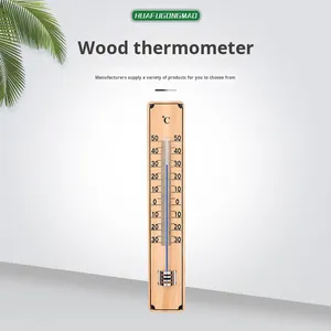 Termometro in Legno di Pino a Striscia Lunga per Interni ed Esterni, Modello 223, Disponibile in Magazzino - Product Image 2
