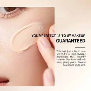 รองพื้นกันแดดให้ความชุ่มชื้นแบบ2-in-1: เครื่องสำอางที่มีความปกปิดสูงมาพร้อมกับ SPF พลังงานสูง - Product Image 4