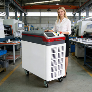 Machine laser de <span class=keywords><strong>nettoyage</strong></span> de meubles en bois, type pulsé, 500W, idéale pour le <span class=keywords><strong>nettoyage</strong></span> du bois ancien, l'élimination de la rouille et de la peinture sur métal - Product Image 6