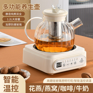 All Glass Tea Maker 1-1.5L Heat Resistant Health Pot For Home Office Use - Product Image 5