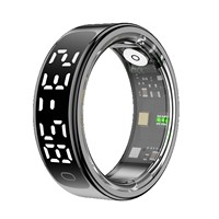 Bague Intelligente R13 avec Écran Tactile, Interaction Multimodale, Suivi de Santé des Doigts, Photo à Distance, Étanche, pour Hommes et Femmes