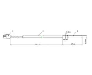 12K 3950 Hoge Precisie Vaatwasser Roestvrijstalen Temperatuursensor Sonde <span class=keywords><strong>Ntc</strong></span> Temperatuursensor Temperatuurmeting - Product Image 3