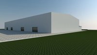 Bâtiment en acier préfabriqué, atelier d'usine, hangar, entrepôt, bureau, bâtiment certifié ISO9001, couleur personnalisée
