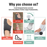 Crème soulageant la douleur des bunions Sumifun, gel correcteur de bunions de tailleur, séparateur d'orteils en gel, attelle pour pieds hallux valgus, soin des pieds 500 OEM/ODM