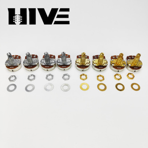 Potenciómetros HIVE <span class=keywords><strong>de</strong></span> Aleación <span class=keywords><strong>de</strong></span> Aluminio para Guitarra, Eje Lineal <span class=keywords><strong>de</strong></span> 18mm A/B 250K/500K, para Volumen y Tono en Guitarras Eléctricas y Bajos - Product Image 3