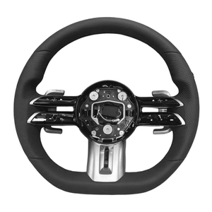 Volante de cuero usado para Mercedes Benz Amg GT CL ClS CLA a E S, Clase E, C36, G63, C43, ML, SL, W202, W203, W204, W205, W206 - Product Image 6