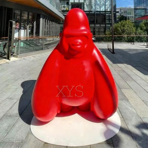 Escultura Moderna de Resina Personalizada de Fábrica con Descuento, Estatua Decorativa de Gorila de Dibujos Animados para Exteriores, Adecuada para Diseño Artístico de Halloween - Product Image 2