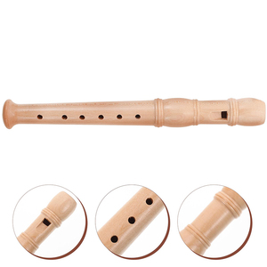 Mới Thú Vị Chơi Nhạc Cụ Cho Trẻ Em 6 Lỗ Bằng Gỗ Soprano <span class=keywords><strong>Clarinet</strong></span> Ghi Âm Sáo Ghi Âm Đồ Chơi - Product Image 2