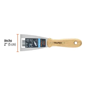 Truper 6-Pack flessibile 2 'stucco Con manico in legno Caja Con Unidades Espátula - Product Image 3