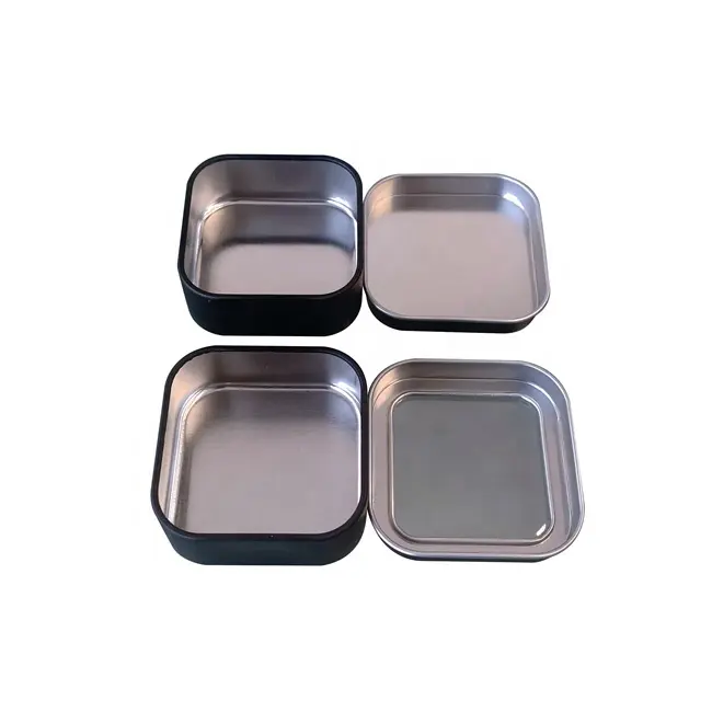 Hot Sale Custom Tin Box Rectangular Metal Tin Can With Window On Top Tin Box For Packaging