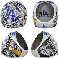 Anillo de Campeonato de los Dodgers de Los Ángeles 2020 al por Mayor, con Piedras de Circonia Cúbica 3A, Recuerdo para Fanáticos de la MLB, Trofeo Seager # 5 # 7 # 10 # 16 # 22 # 35 # 50