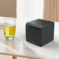Kongta ACE H2 Printer penerimaan termal, Printer Mini Premium hitam, solusi cetak POS kecepatan tinggi