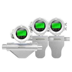 Flowmeter SS316L Sensor tabung penjepit higienis Tipe makanan medis 0.15% akurasi tekanan tinggi Coriolis Mass Flowmeter Hart - Product Image 4