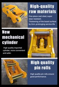 Piezas <span class=keywords><strong>de</strong></span> maquinaria <span class=keywords><strong>de</strong></span> construcción OEM, <span class=keywords><strong>enganche</strong></span> rápido para excavadora <span class=keywords><strong>de</strong></span> 20 toneladas, acoplador rápido <span class=keywords><strong>de</strong></span> inclinación rotativa hidráulica - Product Image 3