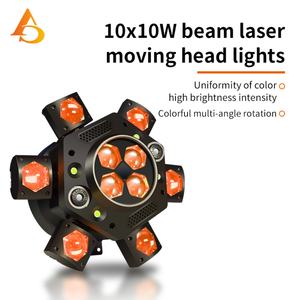 Proveedor de Productos: Luces Láser de Cabeza Móvil LED de 6 Cabezas con Efecto Ojo de Abeja RGBW - Product Image 2