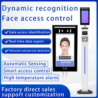 Sistema de asistencia de tiempo de control de acceso profesional Multi-idioma Android Smart Identity Verificación Reconocimiento facial Reinicio