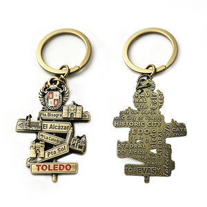 Llavero Personalizable con Mapa <span class=keywords><strong>de</strong></span> Toledo, <span class=keywords><strong>España</strong></span>, <span class=keywords><strong>de</strong></span> Aleación <span class=keywords><strong>de</strong></span> Zinc, Estilo Vintage, Regalo Promocional, Recuerdo Turístico - Product Image 3