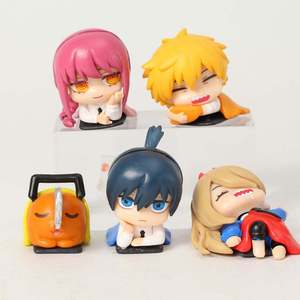 Figuras de Acción de <span class=keywords><strong>Chainsaw</strong></span> <span class=keywords><strong>Man</strong></span>, Set de 5 Piezas, Pochita Durmiendo, Denji, Power, Figuras de <span class=keywords><strong>Anime</strong></span> en PVC, Adornos, Regalos - Product Image 2