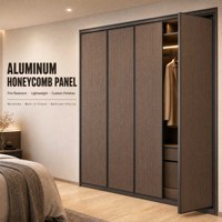 Panneau en nid d'abeille en aluminium SPC de 18 mm, panneau composite léger pour armoire de cuisine