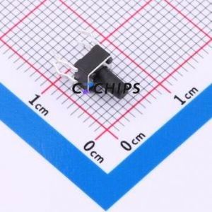TS09-CBW1EH7.0 Tactile Switch Through hole-4P,4.5x4.5mm Switch Single Pole Single Throw Round Button 1.8N Through Hole - Product Image 2