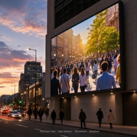 Module d'affichage LED extérieur P5, 5000 nits, étanche IP65, 4200 Hz, haute fréquence de rafraîchissement, SMD1921, panneau d'écran 320x160 mm pour la publicité