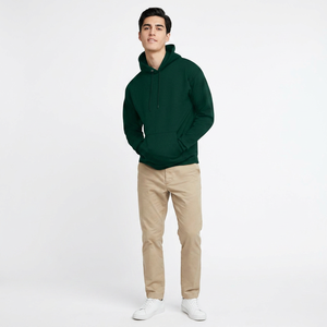 Sweat-shirt pour homme en molleton lourd, sweat-shirt en coton pour homme - Product Image 1