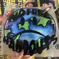 Étiquettes d'impression de vêtements Fabricant d'impression DTF Motif personnalisé Logo Vinyl Plastisol Étiquettes de vêtement de transfert de chaleur pour t-shirt