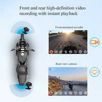 Gallop Sprite Layar Sentuh IPS 5 Inci GPS Navigasi Motor Wireless CarPlay Android Auto DVR Perekam Video 2 Kamera+TMPS