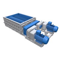 Concasseur à double rouleau durable avec transmission par engrenages et roulement fiable, haute productivité pour l'exploitation minière et la construction, marque GREEN