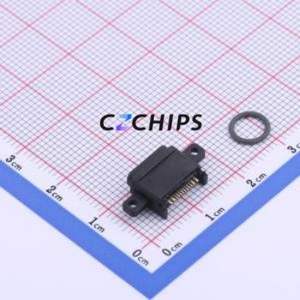 HYCW106-USBC16-165B USB Connector SMD Connector ( Connector Type: Type-C )( Gender: Female )( Mounting Type: Sink Board ) - Product Image 2