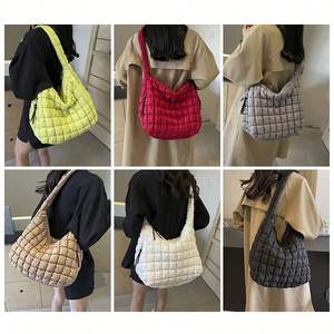 Bolso de Hombro Cruzado de Moda para Mujer, Estilo Nube Plisada, de Gran Capacidad, con Relleno de Algodón, para Llevar Bajo el Brazo, Venta Caliente Personalizada - Product Image 6