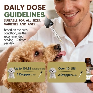 Gocce Multivitaminiche per Gatti e Cani, Integratori per il Supporto Articolare, Marca OEM, Multivitaminico Liquido Tutto in Uno per Animali Domestici - Product Image 5