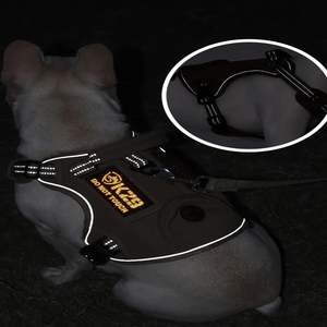 Reflective Work Training Easy Control Pet <b>Harness</b> <b>No</b>-<b>pull</b> Adjustable Reflective Tactical <b>Harness</b> for Large Dogs - Product Image 4