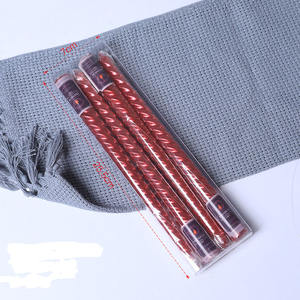 เทียนวันเกิดทรงเรียวสุดสร้างสรรค์ทำจากผ้าฝ้ายสำหรับเทียนสำหรับงานปาร์ตี้คริสต์มาสทำจากขี้ผึ้งพาราฟิน - Product Image 2