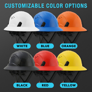 <span class=keywords><strong>Casco</strong></span> <span class=keywords><strong>de</strong></span> Seguridad Industrial ANSI Z89.1 Tipo II Clase C con Borde Completo, Personalizable, para Construcción, Venta al Por Mayor, Color <span class=keywords><strong>Blanco</strong></span> - Product Image 5