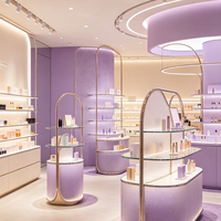 Vitrines de présentation de cosmétiques sur mesure, armoires à parfums modernes, vitrines de rangement et de présentation pour la vente au détail