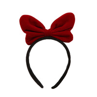 Nouveau Bandeau Élégant en Tissu Peluche avec Grand Nœud, Conçu pour le Lavage du Visage, Mignon, Fait Main, Accessoire Cheveux Femme, Performance Scénique, Dessin Animé