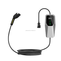 Nuevo Cargador Portátil para Vehículos Eléctricos de Nivel 2 de 3.5KW, Carga CA TIPO 2 para Uso en el Hogar y Viajes, Corriente Ajustable de 8A, 10A, 13A y 16A
