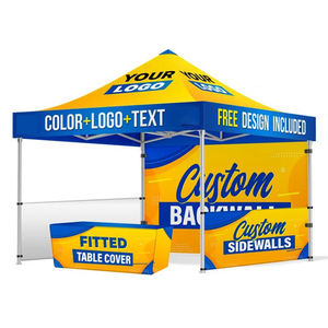 Waterproof UV Custom Logo Pop Up <b>Canopy</b> <b>Tent</b> OEM, Wind Resistant Advertising Booth For Outdoor Pop-up Market Brand Roadshow - Product Image 5