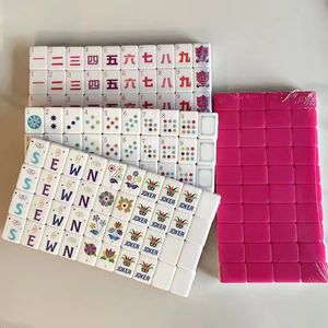 ชุดไพ่นกกระจอกอเมริกัน<span class=keywords><strong>ส</strong></span>ุดหรู HOT Oh My Mahjong <span class=keywords><strong>ส</strong></span>ีแด<span class=keywords><strong>ง</strong></span>กุหลาบ อะคริลิค <span class=keywords><strong>ส</strong></span>ำหรับเดินทา<span class=keywords><strong>ง</strong></span> ชุดไพ่นกกระจอกทันสมัย ชุดเกมไพ่นกกระจอก - Product Image 1