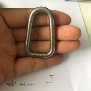 Anillo de Elevación Tipo D de Acero Inoxidable Eda, 43 mm de Ancho Interior, Uso General - Product Image 1