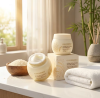Crème éclaircissante naturelle au riz, vitamines E et C, avec acide hyaluronique, anti-âge, hydratante, raffermissante, pour peaux sensibles, personnalisable
