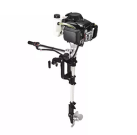 Moteur hors-bord portable 4 temps 4 CV refroidi par air à essence pour kayak et bateau gonflable, utilisation pour les sports nautiques en plein air